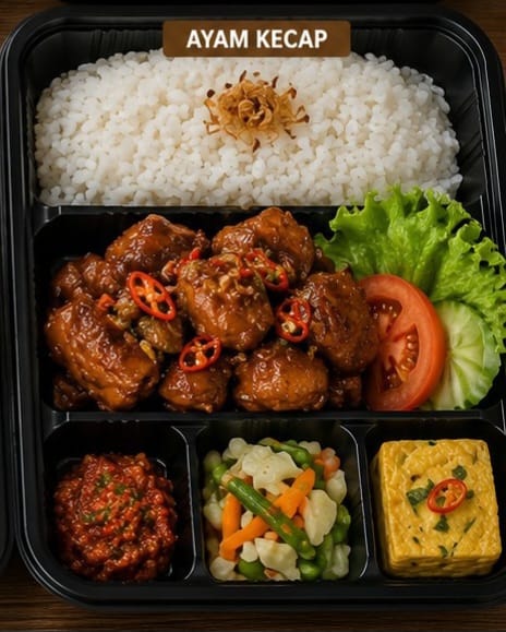 Bento Nasi + Ayam Kecap
